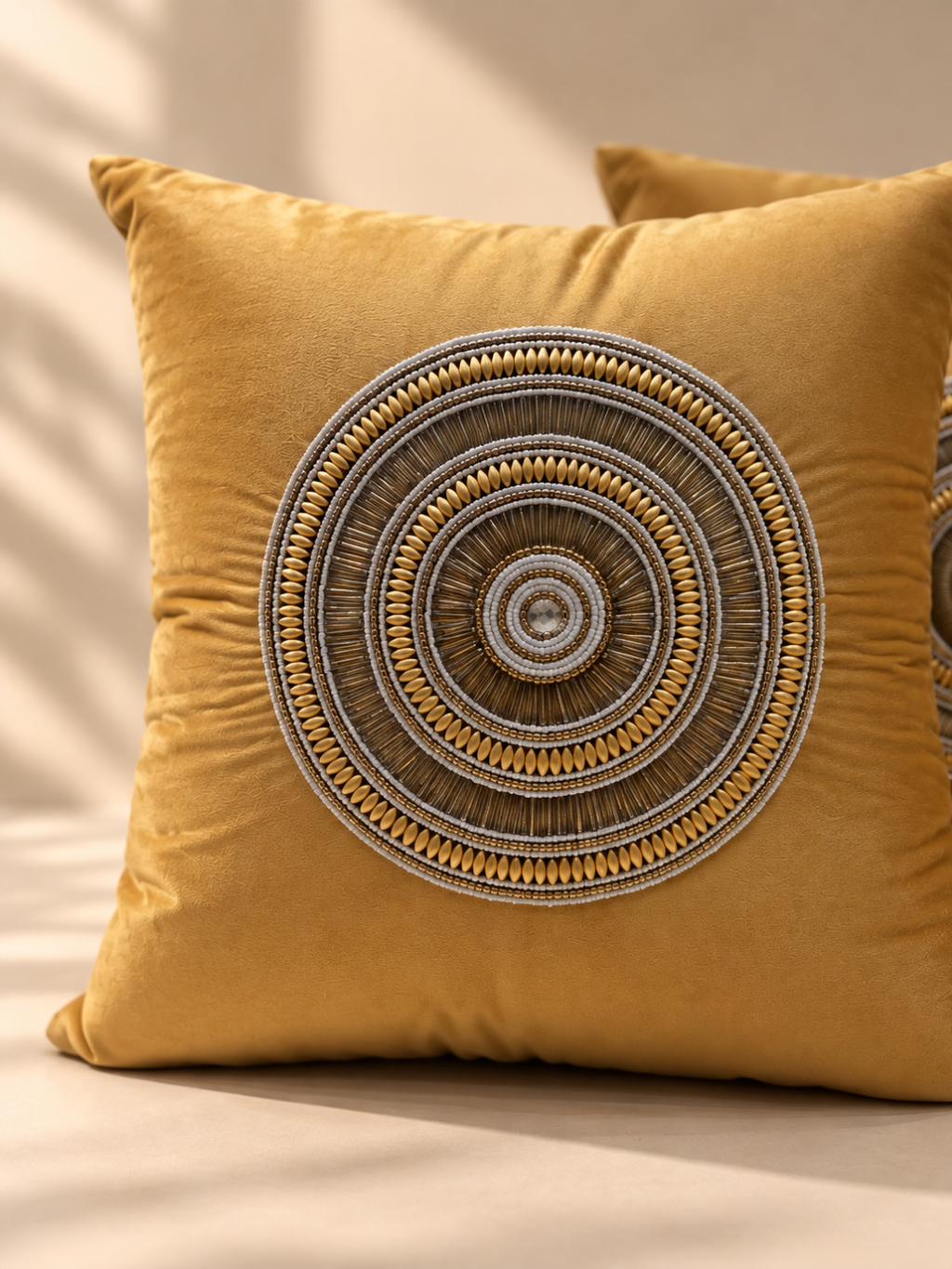 Reva Zardozi Cushion Covers  - Pair of  Two