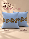 Meher Zardozi Cushion Covers - Pair of  Two