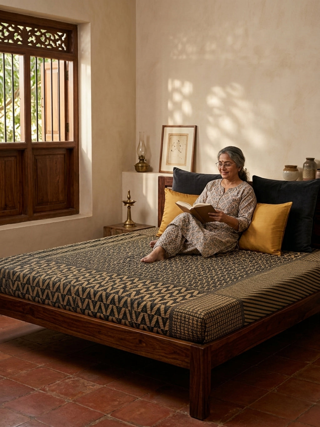 Zari Handwoven Banarasi Bedsheets
