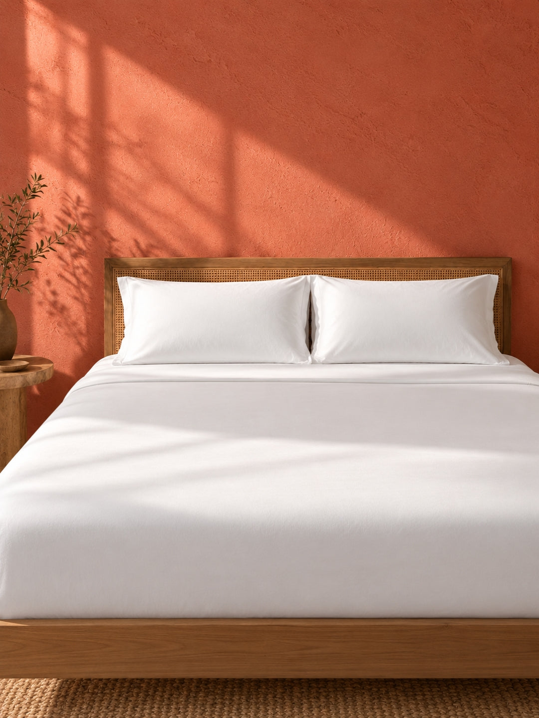 White Cotton Bedsheet