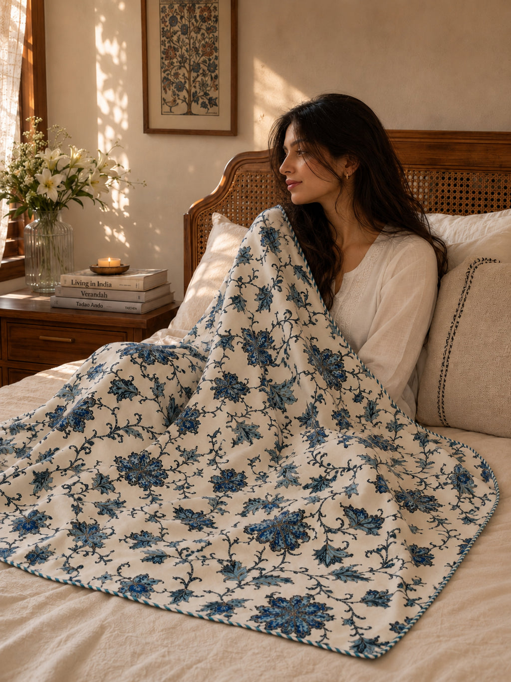 Neelam Jaipuri  Cotton Blanket